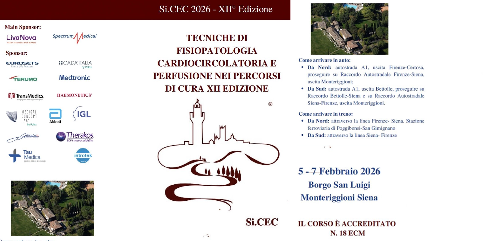 🫀 XII° Edizione del  Si.CEC 2026 TECNICHE DI FISIOPATOLOGIA CARDIOCIRCOLATORIA E PERFUSIONE NEI PERCORSI D I CURA”
